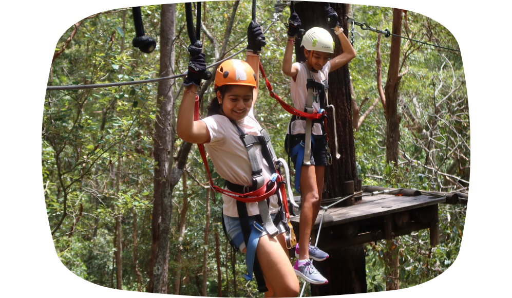 Siblings on TreeTop Challenge